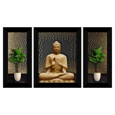 Buddha Synthetic Frame Painting