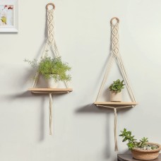 Cotton Cord Wall Shelf