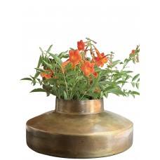 Crafted Metal Flower Vases