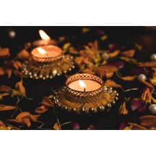 Diya Yellow Ring Holder