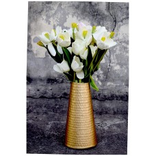 Metallic Flower Vase