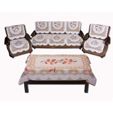 Polyester 5 Seater Sofa Chair Cover 