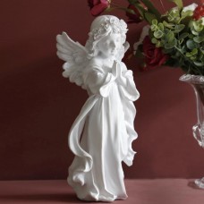 White Praying Angel Statue