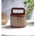 Wicker Round Spoon Stand