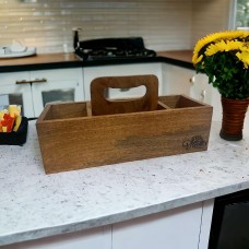 Wooden Caddy Storage Organizer