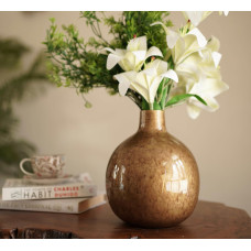 Anitique Gold Flower Vase