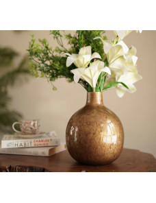 Anitique Gold Flower Vase