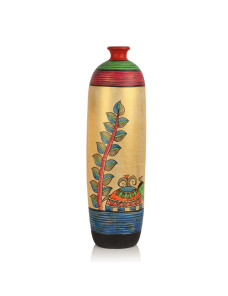 Earthenware Madhubani Flower Vase