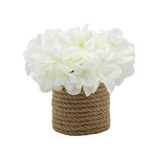 Hydrangea Flower With Rope Vase