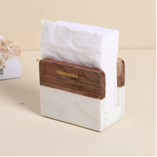 Natural Marble Napkin Holder